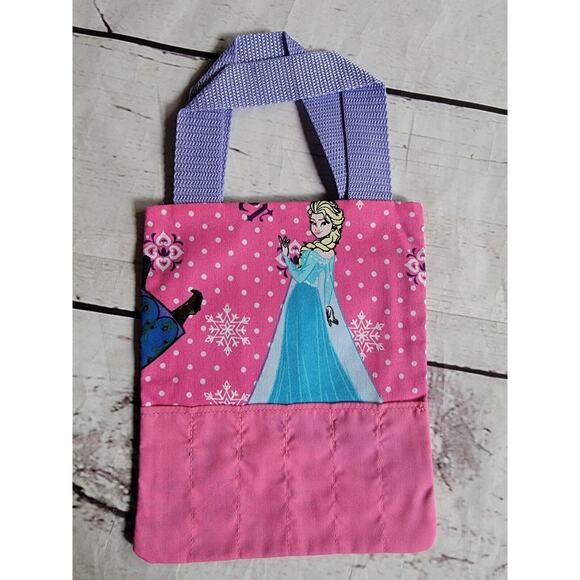 Handmade Frozen Kids Crayon holder Tote Bag kids travel bag - Picture 1 of 8